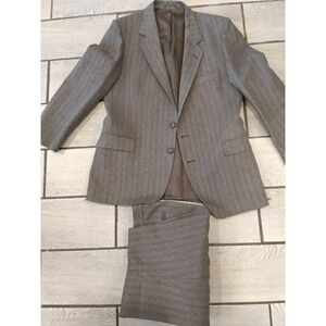 Vintage Daniel Scott Gray Wool Suit | Made in Britain | Size 42R